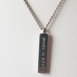 When in Rome necklace